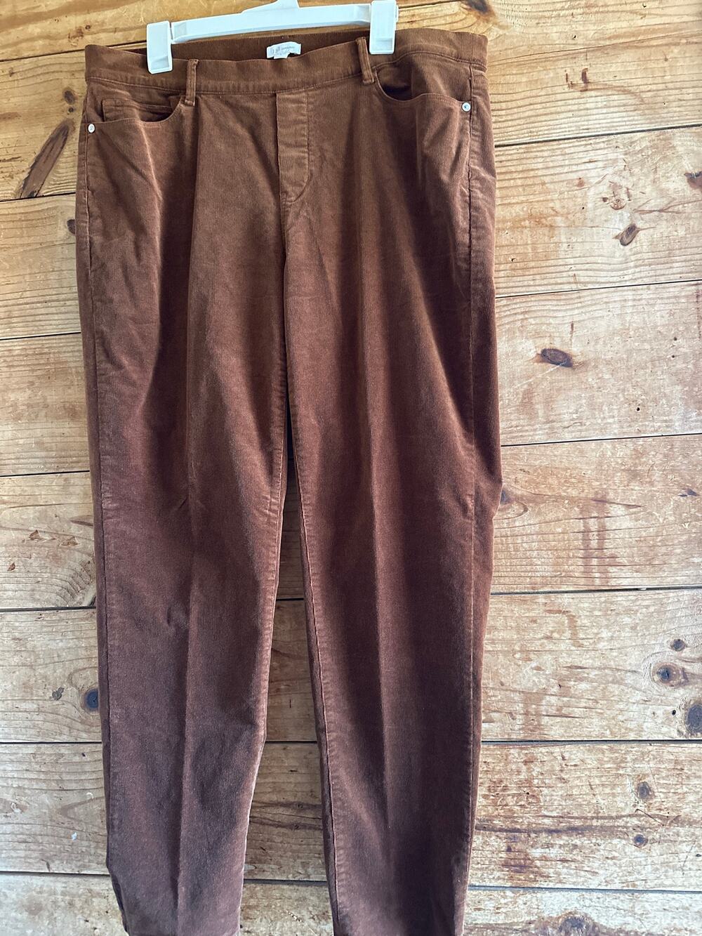 J.Jill Brown Corduroy Pull On Pants